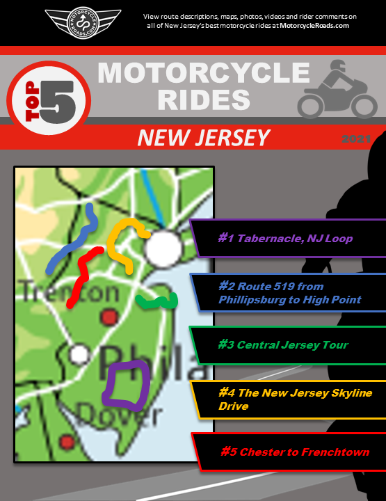 Top 5 Best Motorcycle Rides in New Jersey (2021 Riding Season YearEnd